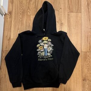 Two Harry Styles Harry’s House Navy and cream Hoodies- Floral Graphic & Titles
